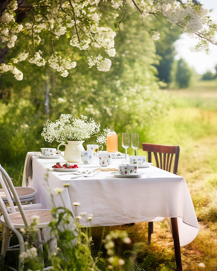 Taza Hammershøi Summer Wild Flowers, 330 ml