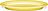 Ursula Õhtusöögitaldrik 28 cm ovaalne kollane