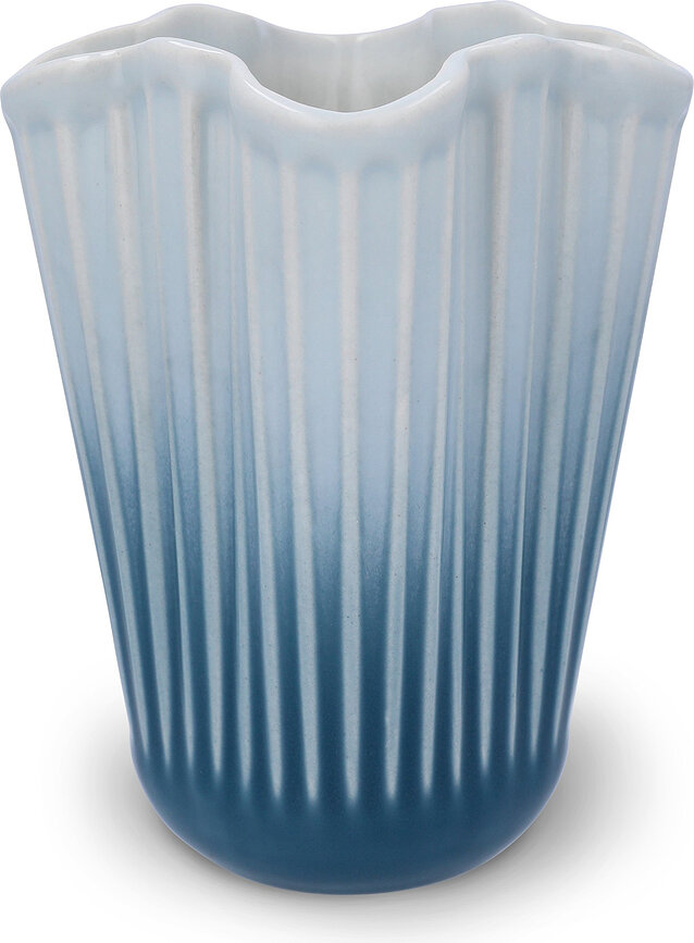 Vase Hammershøi 16,5 cm, bleu