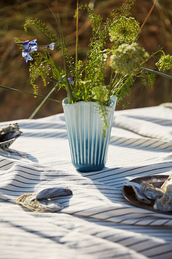 Vase Hammershøi 20,5 cm, bleu