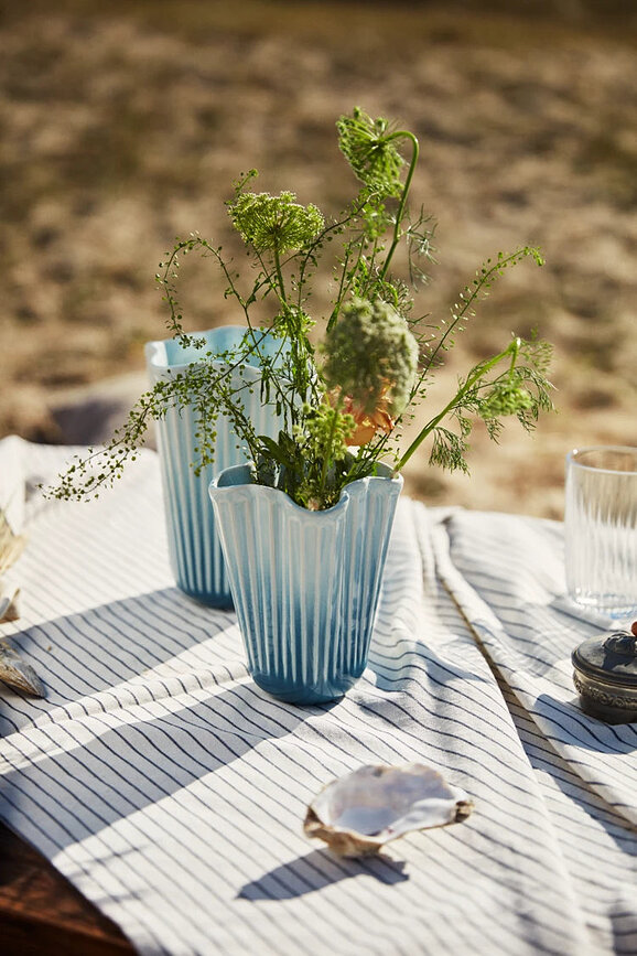 Vase Hammershøi 20,5 cm, bleu