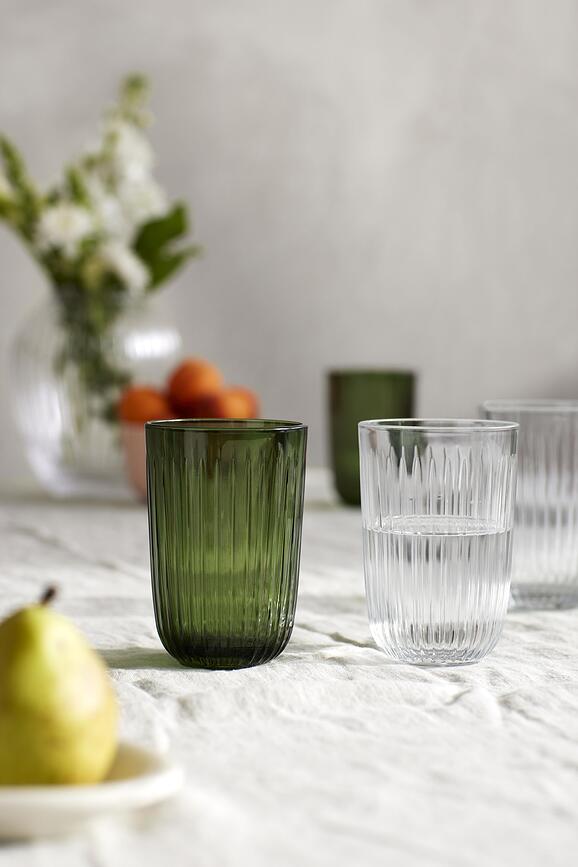 Vasos Hammershøi, 370 ml, transparentes, 4 unidades