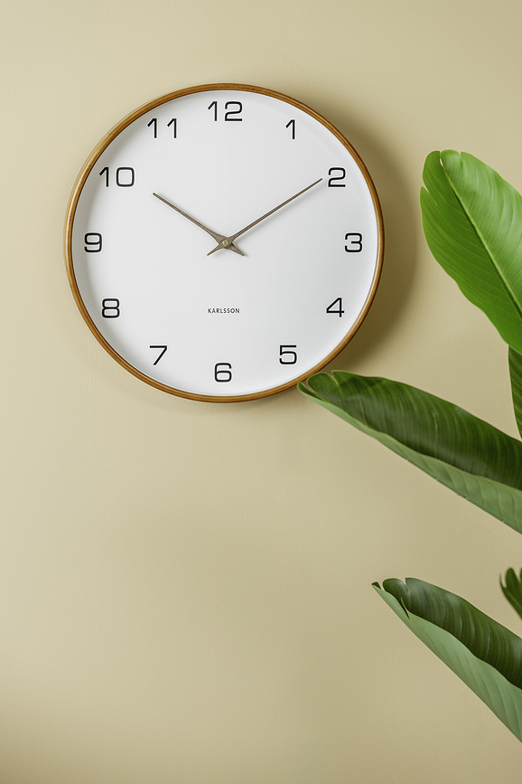 Acento Horloge Murale, gris clair