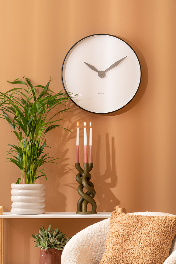 Albatross Horloge murale, vert mousse