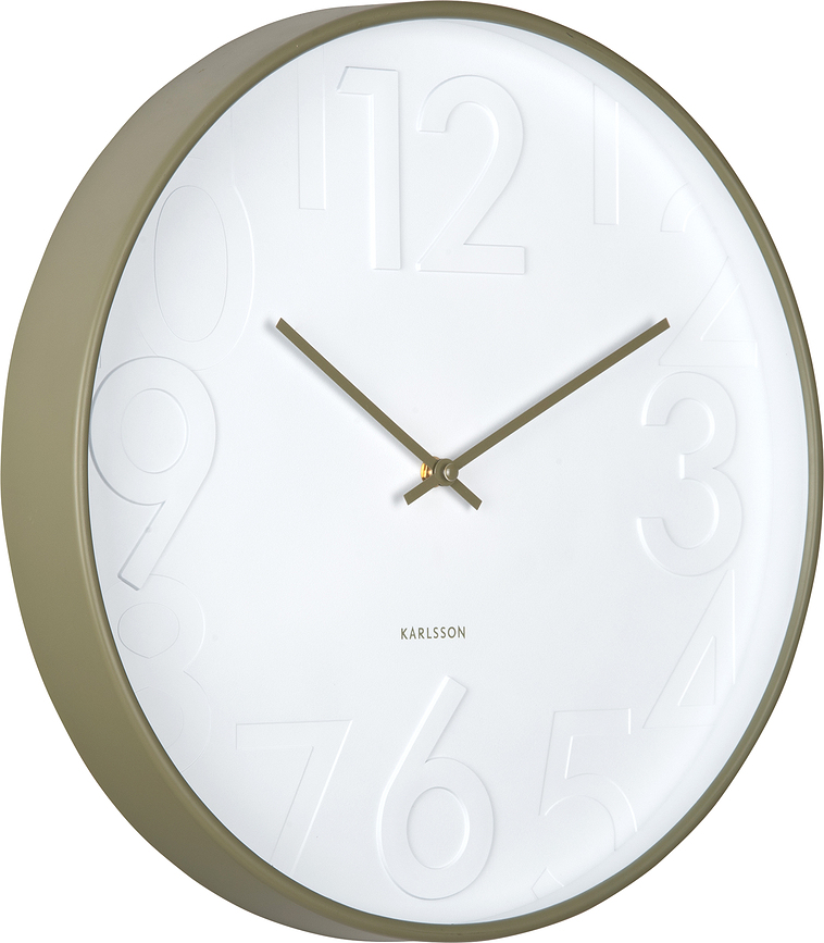 Ayuno Επιτοίχιο Ρολόι, πράσινο του δάσους