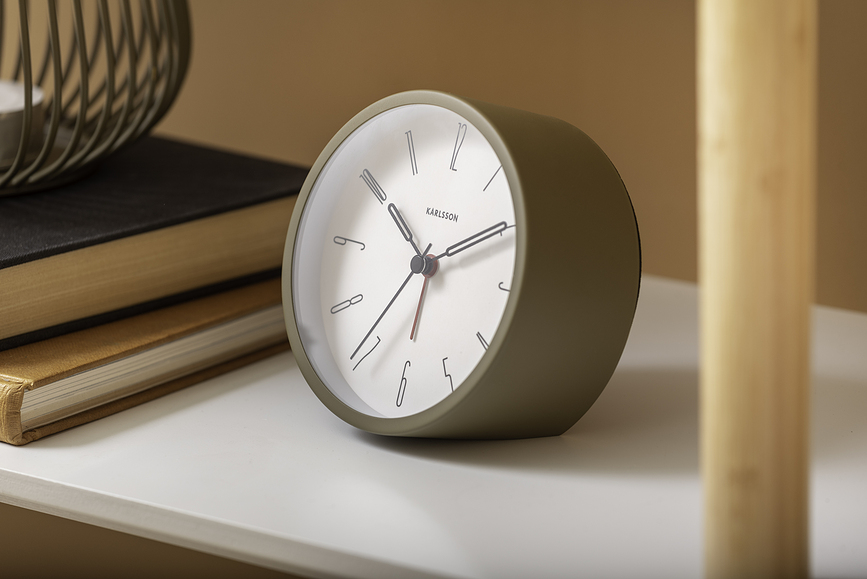 Belle Numbers Budilka, toplo siva