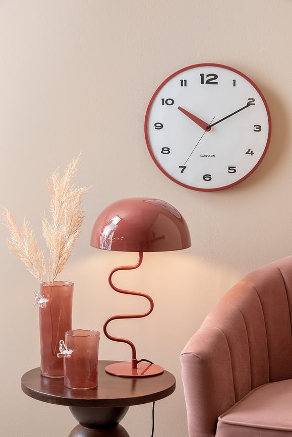 Brisk Dome Stenska ura, rumena