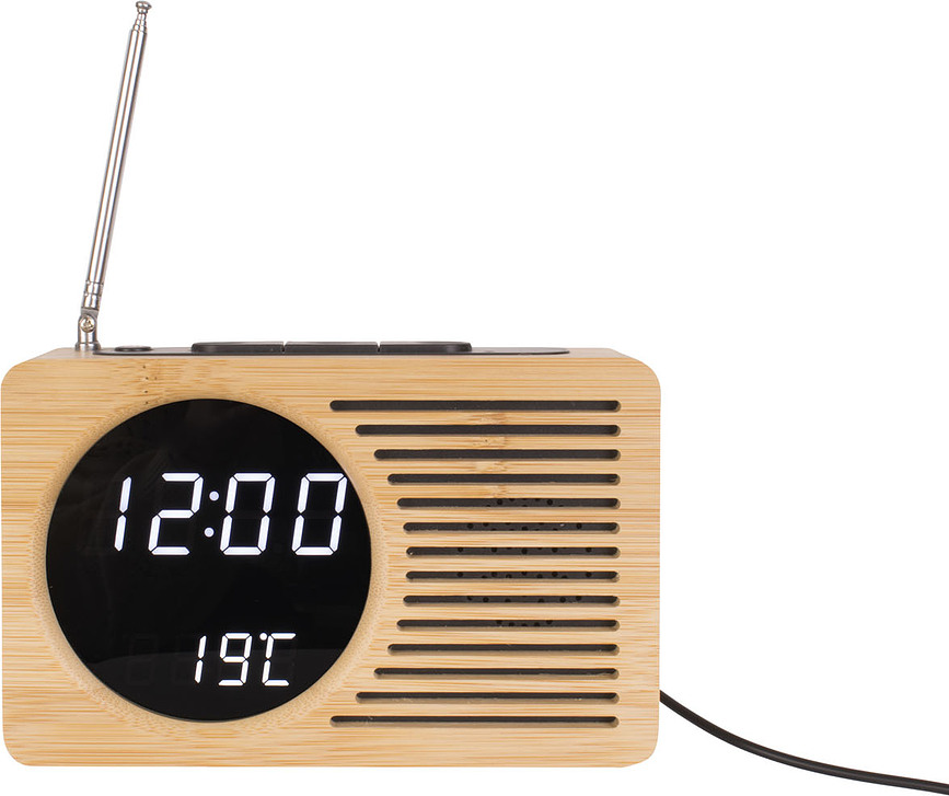 Budilica LED radio retro