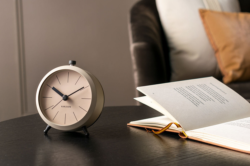 Button Ξυπνητήρι, μαύρο ματ