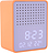 Ceas deșteptător cu difuzor Bluetooth Funky Vibes, portocaliu-violet