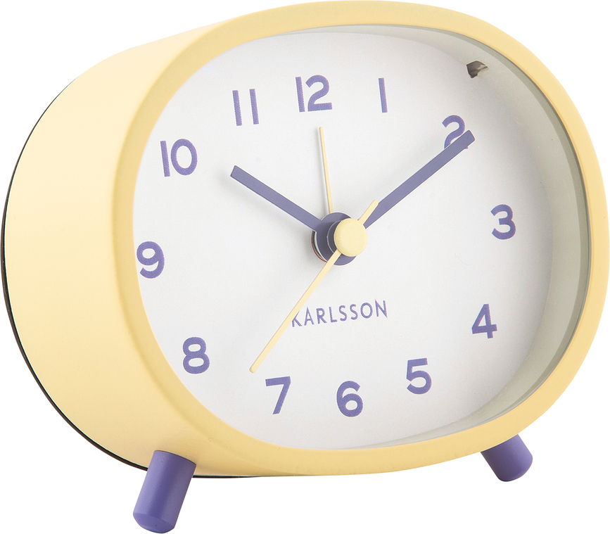 Cheeky Budilica pastelna svijetložuta