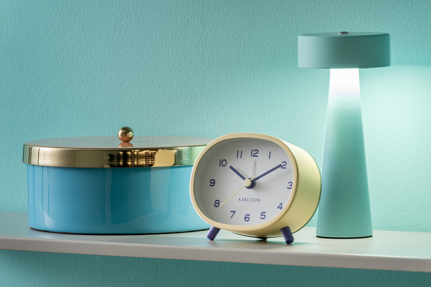 Cheeky Budilka, pastelno modra