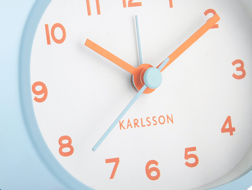 Cheeky Réveil, bleu pastel