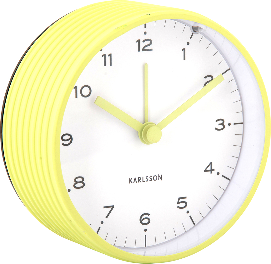 Circus Rings Budilica jarko zelena