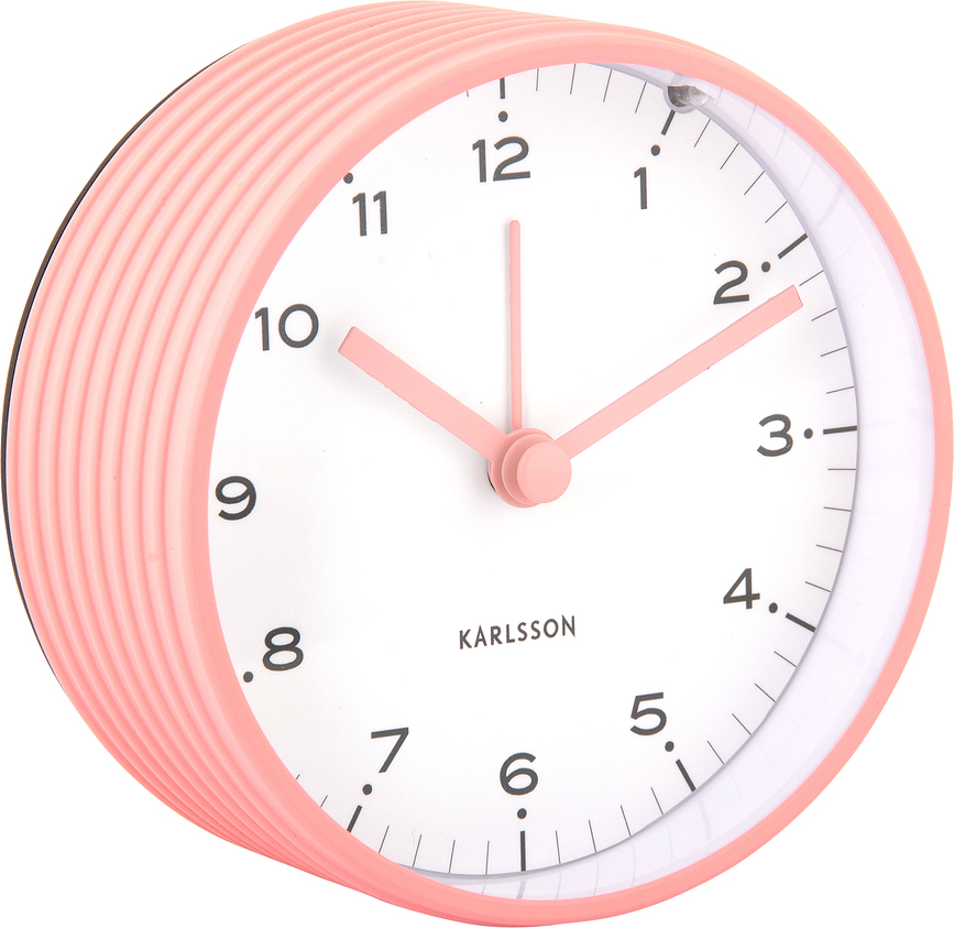 Circus Rings Ξυπνητήρι, παστέλ ροζ