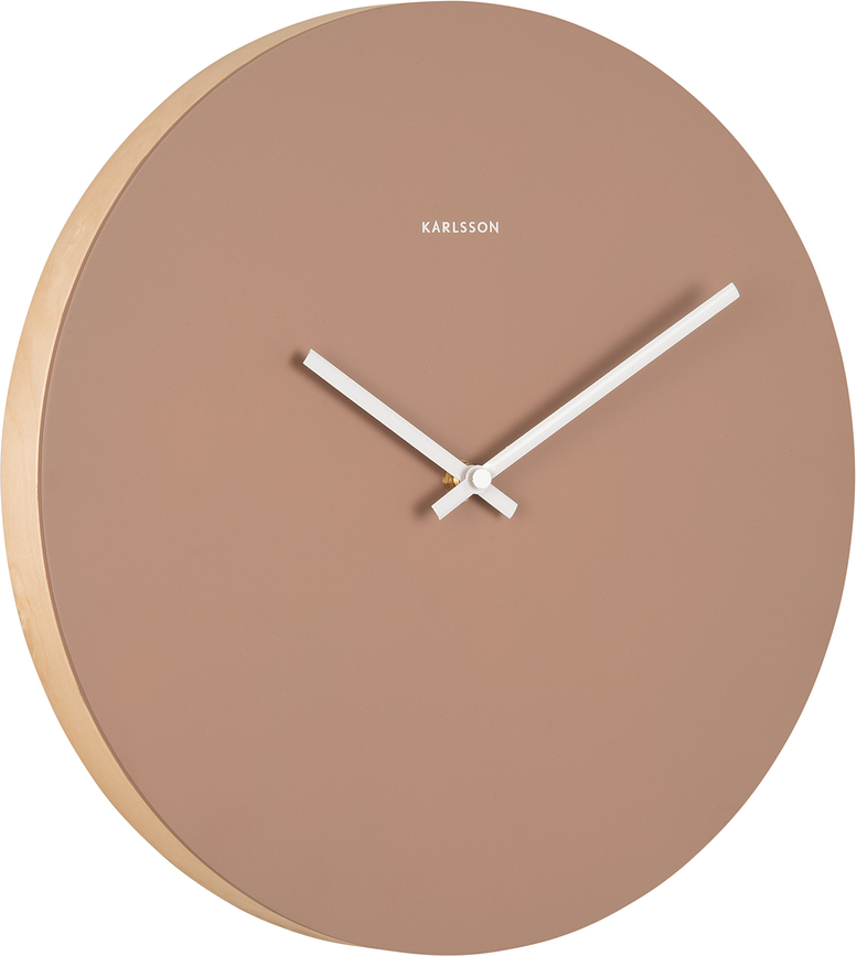 Colour Splash Horloge murale, marron