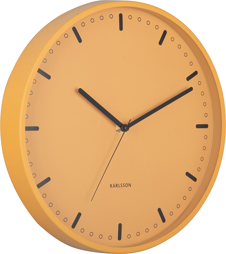 Cool Retro Horloge murale, couleur miel