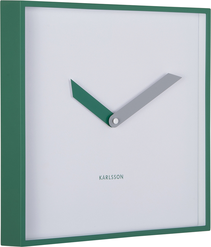 Cool Retro Sat zidni kvadratni zeleni