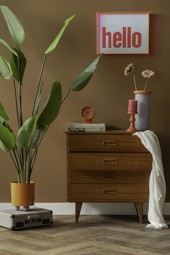 Cool Retro Ξυπνητήρι, μελί