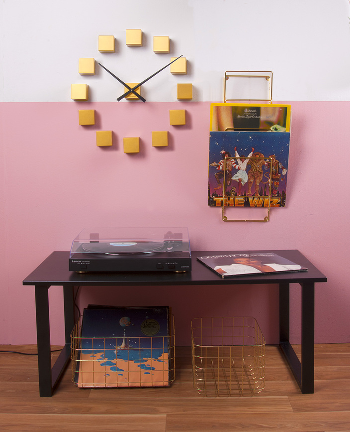 Cubic Horloge Murale DIY, multicolore