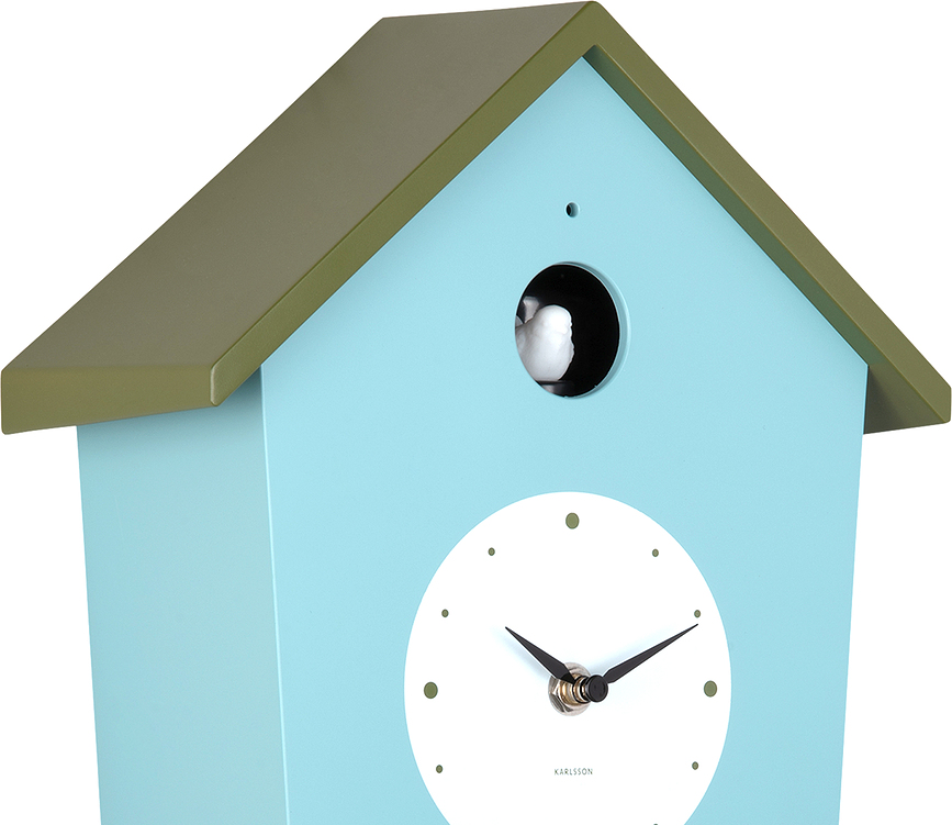 Cuckoo Light Sat zidni s kukavicom tamnozeleni