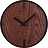 Dashed Horloge murale, noyer