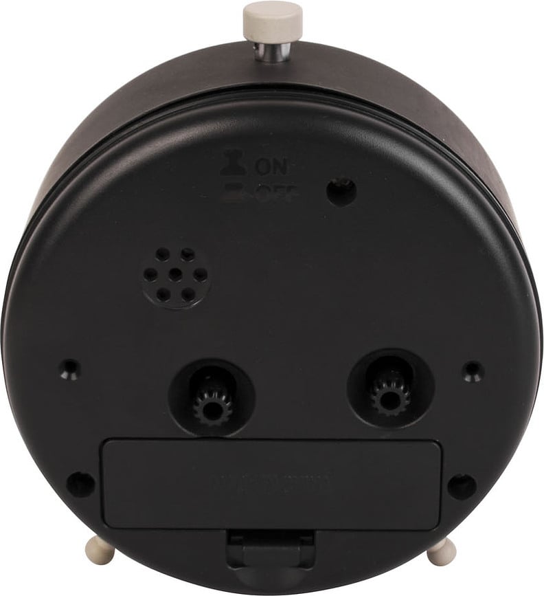 Despertador Button, negro mate