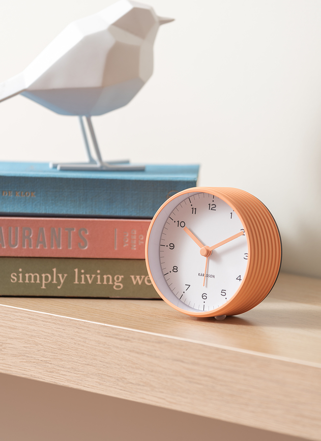 Despertador Circus Rings, marrón pastel