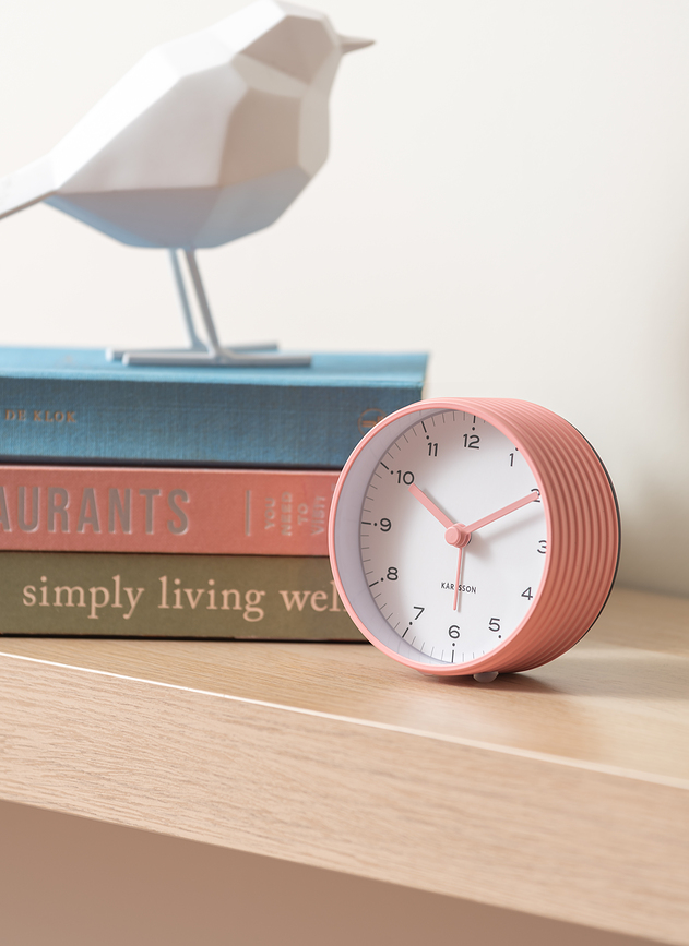 Despertador Circus Rings, marrón pastel