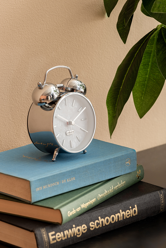 Despertador Pearl Glow, dorado brillante