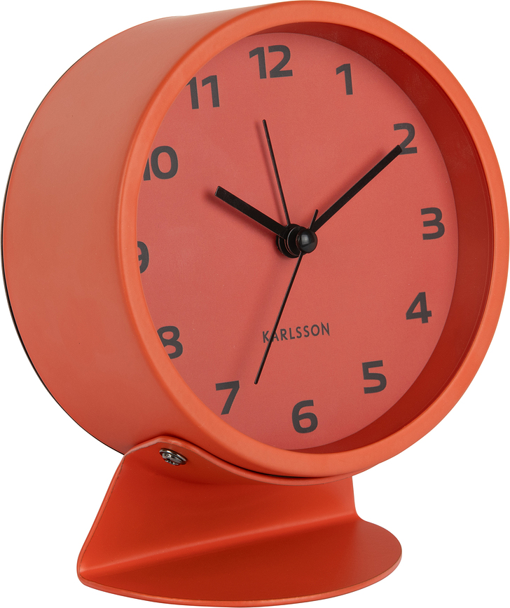 Despertador estilo retro, naranja