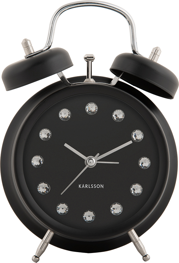 Despertador Glam Diamonds, 17 cm