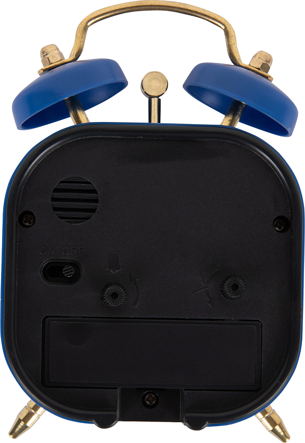 Despertador Glam Square, azul oscuro