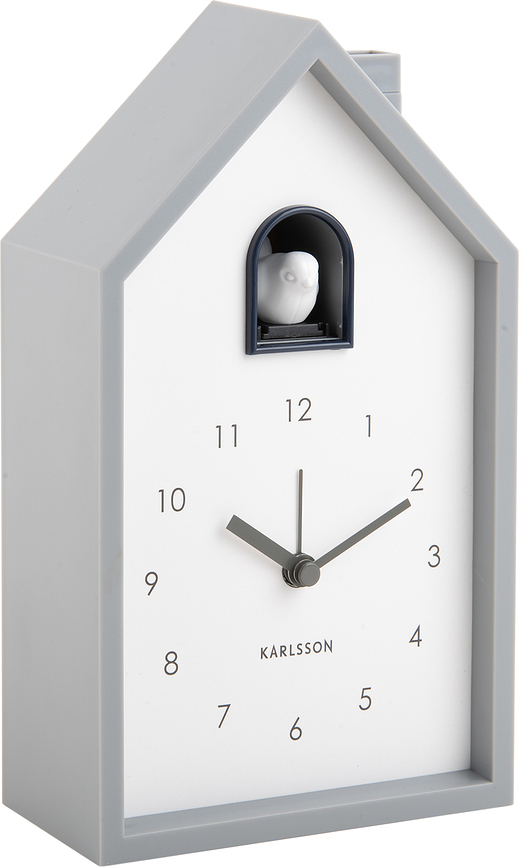 Despertador Modern Cuckoo, gris claro