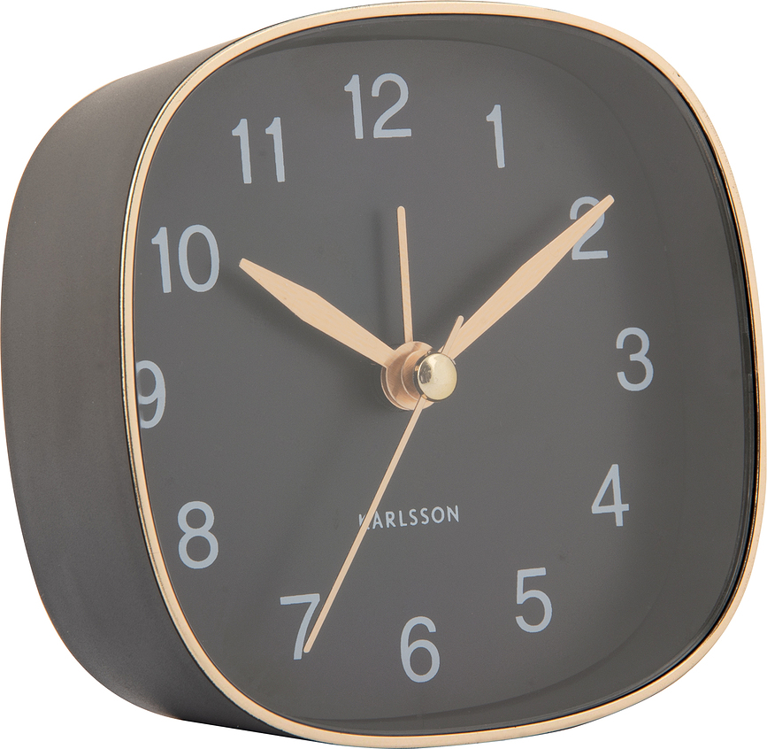 Despertador Travel Square, negro