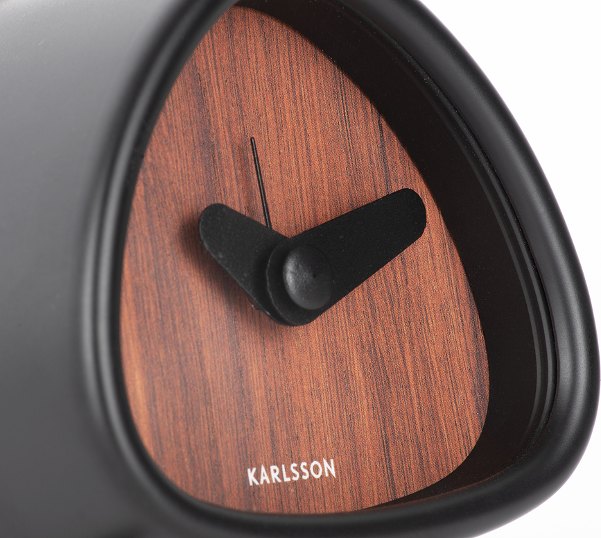 Despertador de madera clara Triangle