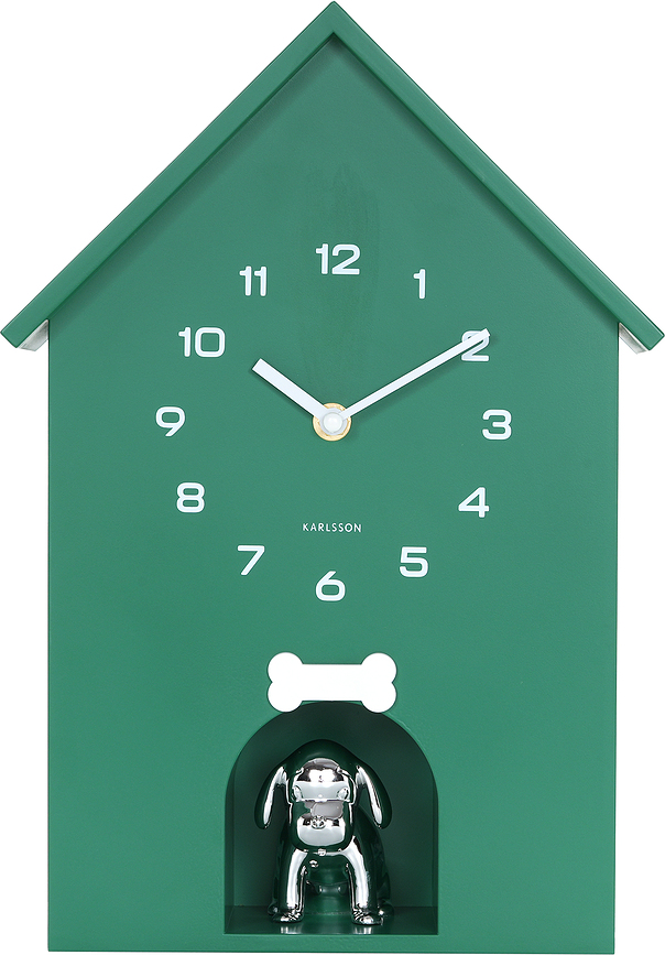 Dog House Horloge murale