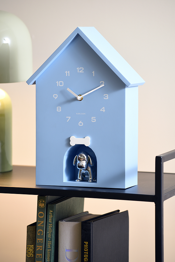 Dog House Ρολόι Τοίχου, πορτοκαλί