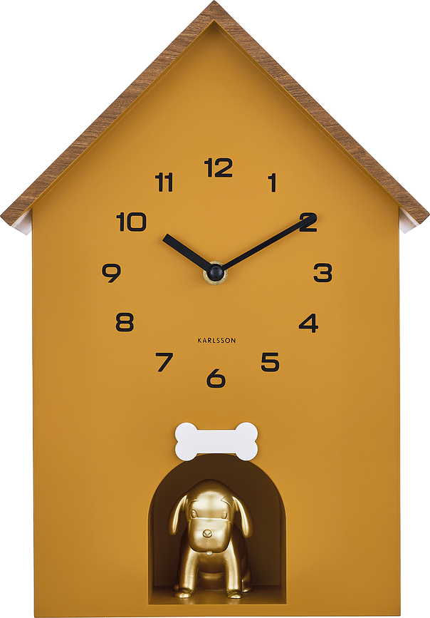 Dog House Sat zidni tamnožuti