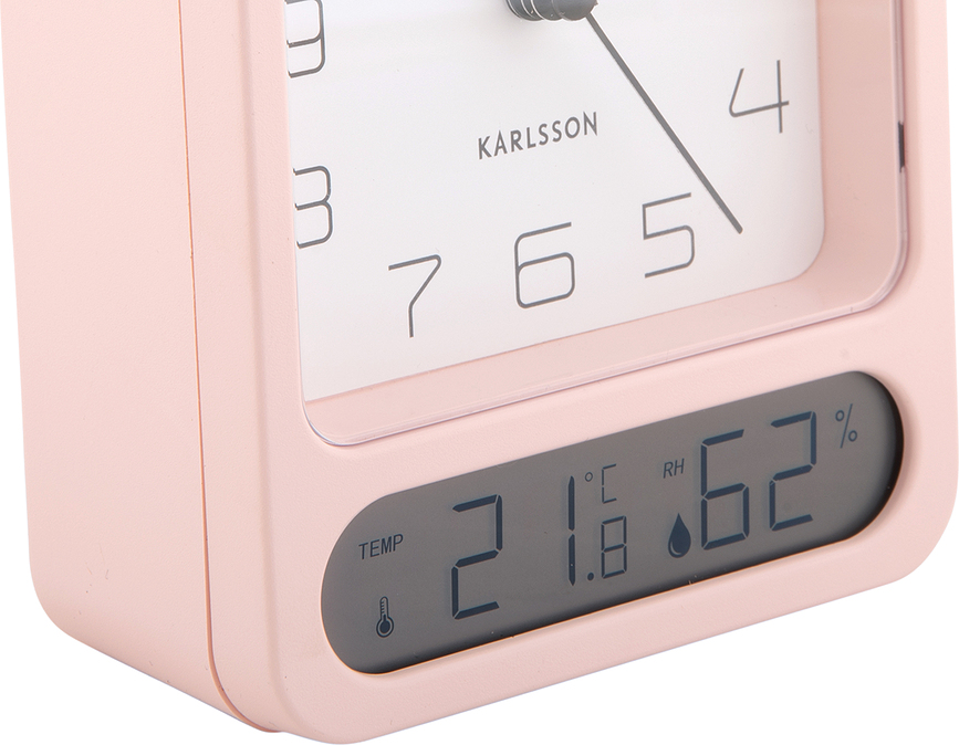 Duo Réveil, rose pastel