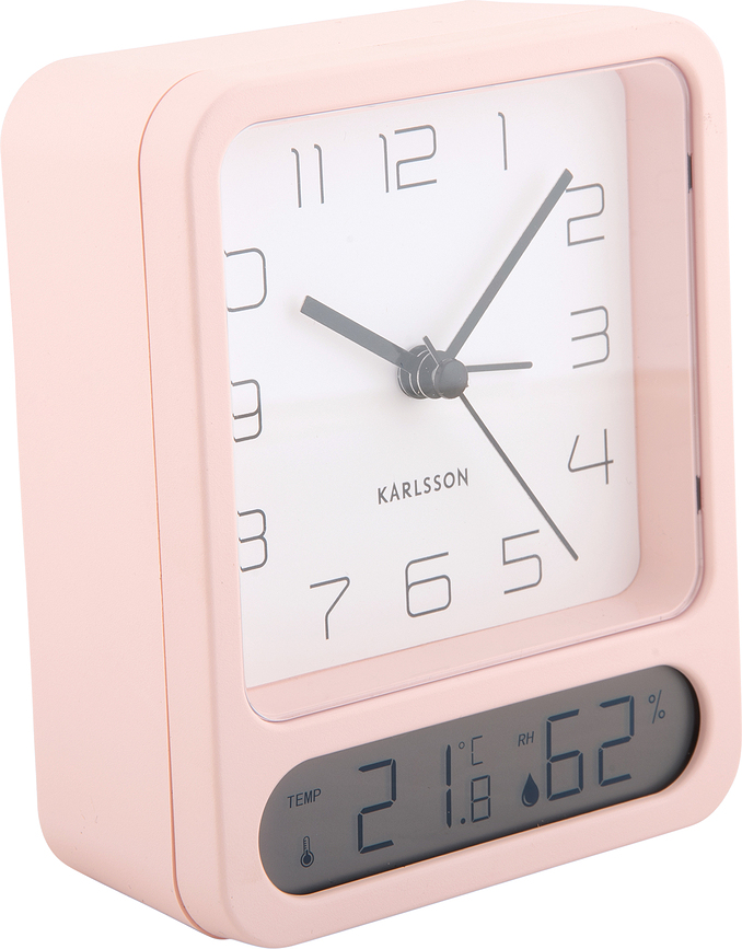 Duo Réveil, rose pastel