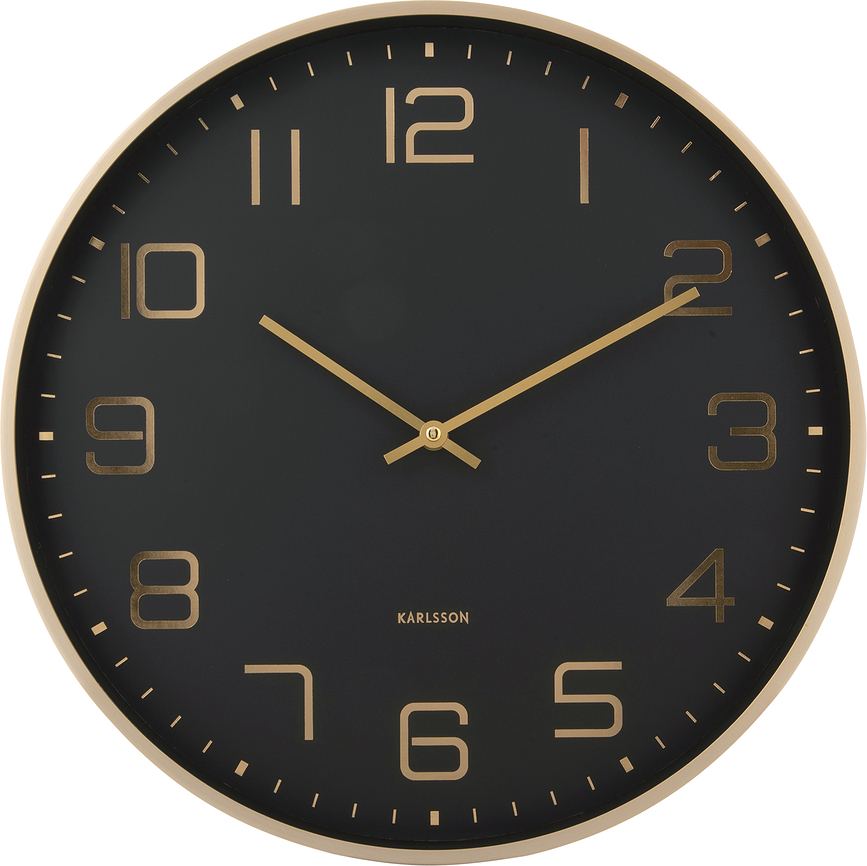 Elegance Glow Horloge Murale, blanche