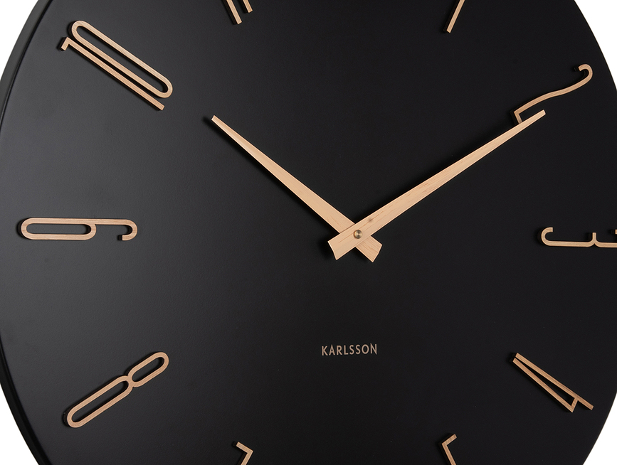 Esmerado Horloge murale 60 cm, crème