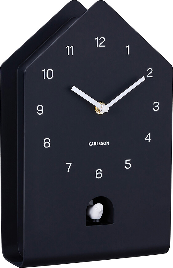 Fino Cuckoo Stenska Ura s kukavico, črna