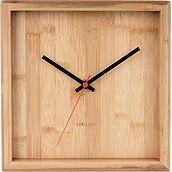 Franky Clock 25 cm bamboo