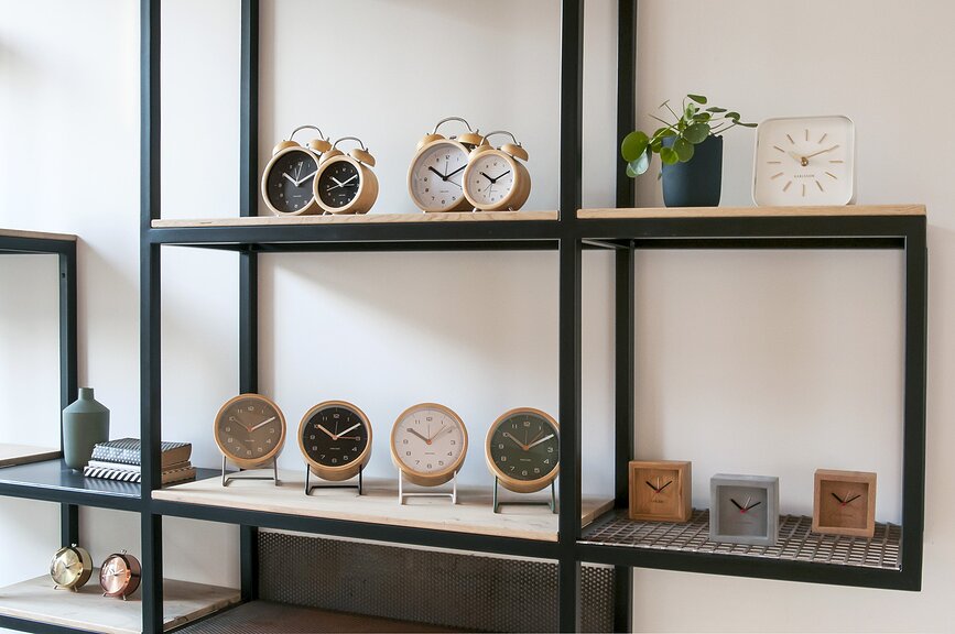 Franky Horloge, 25 cm, en bambou