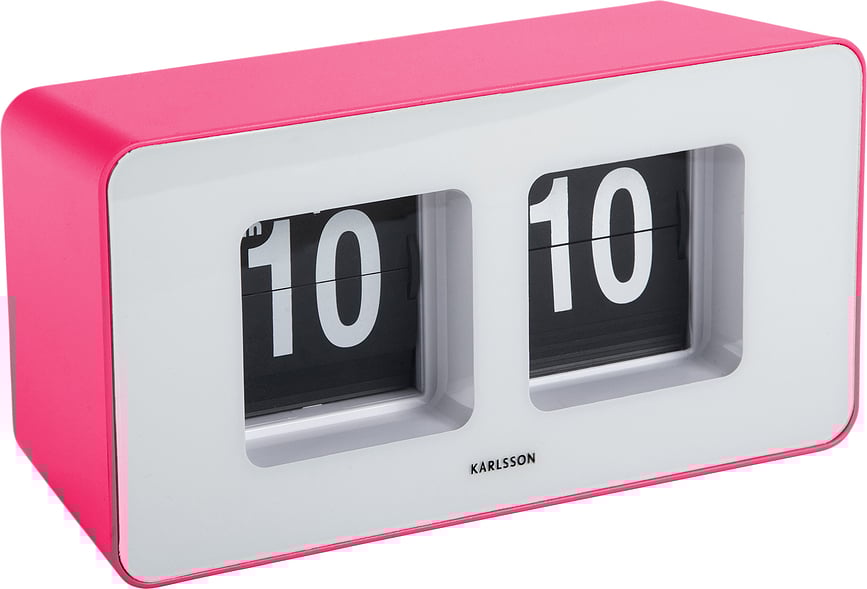 Funky Flip Ρολόι τοίχου ή επιτραπέζιο, ροζ