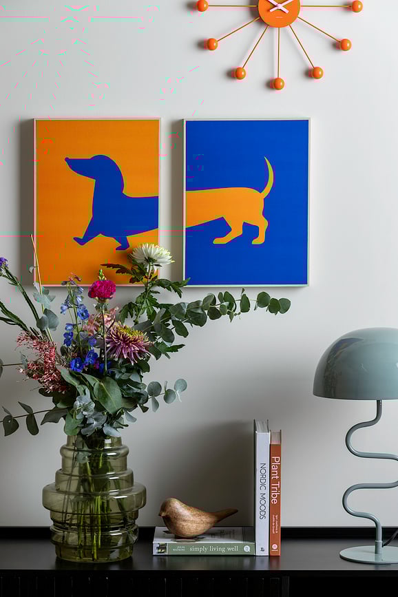 Funky Spider Sat zidni žuti