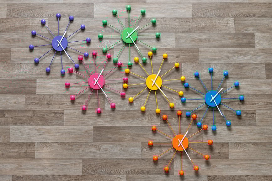 Funky Spider Sat zidni žuti