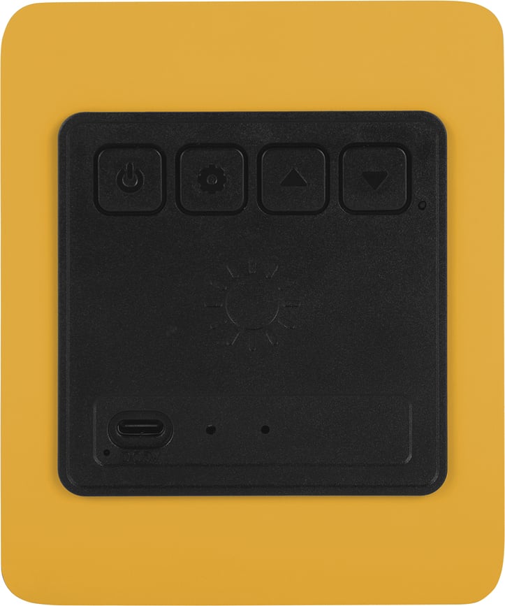 Funky Vibes Budilica s Bluetooth zvučnikom ljubičasto-žuta